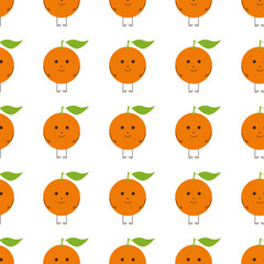 Background with orange character