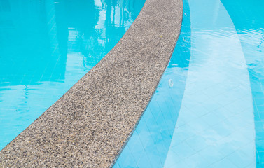 Swimming pool walkway
