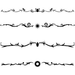 Obraz premium Set Border Design Element