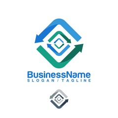 Arrow vector logo icon