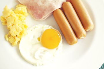 Fototapeta premium American breakfast