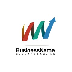 Arrow vector logo icon