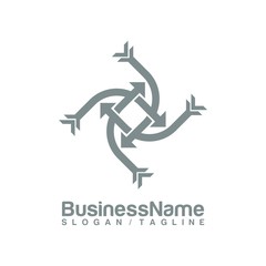 Arrow vector logo icon