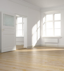 Obraz premium Stadtwohnung leer (Detail)