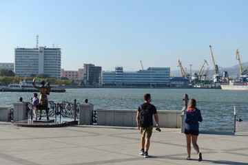  Novorossiysk is a city on the coast Tsemess Bay of the Black sea