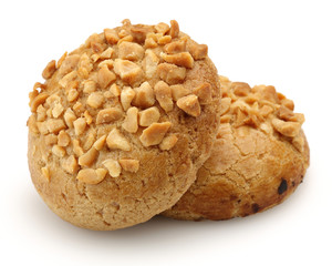 Cookies with a nut crumb