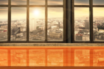 Fototapeta premium desk and window 