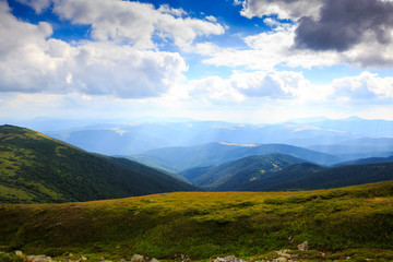 Fototapeta premium Carpathian mountain landscape