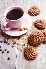 Cookies and cup of coffee