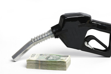 koszt, polskie pieniądze, złot&oacute;wki, paliwo, tankowanie paliwa