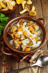 Mushroom soup
