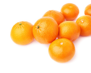 Surface covered with multiple ripe fresh juicy tangerines