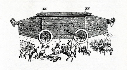 Project of german mobile fortress (Holtschuer, 1558)
