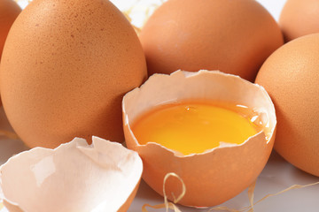 brown eggs