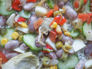 Basmati rice with vegetables