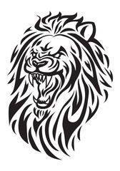 roaring lion head