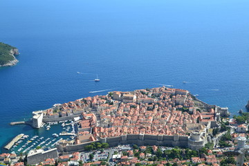 Fototapeta premium Dubrovnik – view from Fort Imperial