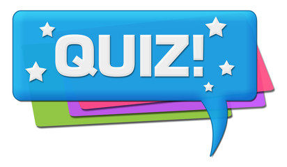 Quiz Colorful Comment Symbols 