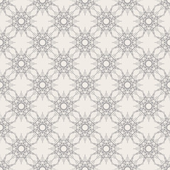 Round Geometric Linear Seamless Pattern