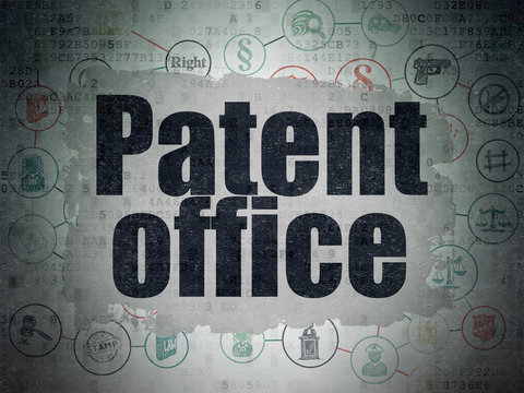 Law concept: Patent Office on Digital Paper background