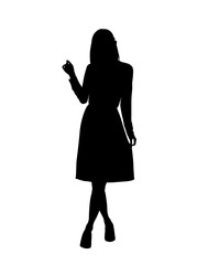 女性シルエット