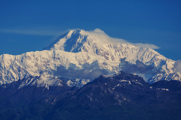 Fototapeta na wymiar Denali (McKinley)peak in Alaska