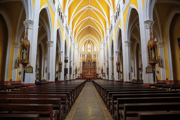  Inside the Phu Nhai church in Nam Dinh, Vietnam. 