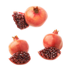 Served pomegranate fruit composition