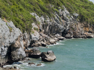 The Beautiful view on Sri chang island at sriracha ampor ,chonburi province,Thailand