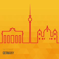 Obraz premium Creative design inspiration or ideas for Germany.