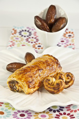 Hojaldre con dátiles