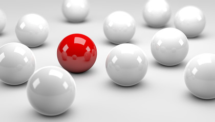 Red Balls / White Balls / Concept