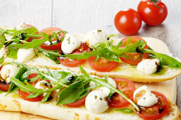 Caprese sandwiches