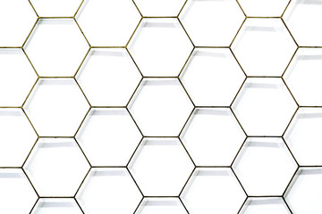 wire mesh material made of a network of wire or thread.