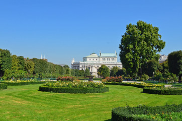 Fototapeta premium burggarten in wien