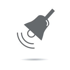 Vector illustration flat design Bell Icon Symbol.