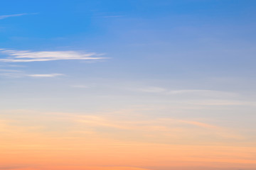 SKy Clouds at sunset time