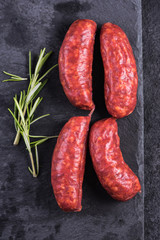 spanish traditional chorizo sausage