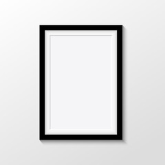 Vector picture frames on white background