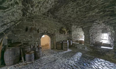 Foto op Plexiglas Irland Burg Donegal Castle innen © Blickfang