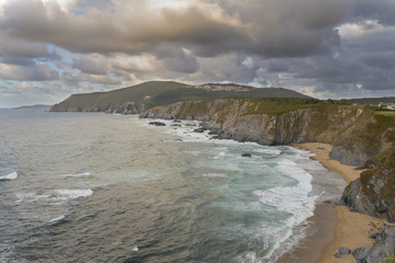 Acantilados de Loiba (La Coruña, España).