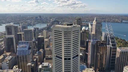 Sydney city depuis La Sydney Tower, Australie