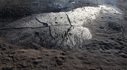 laves de la plaine des sables, île de la Réunion