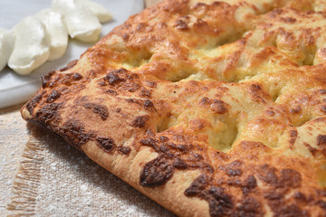 Italian Focaccia with cheese