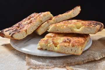 Italian Focaccia with cheese
