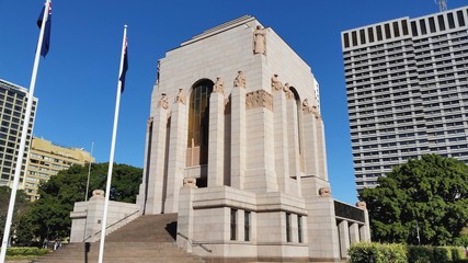 Mémorial de la guerre, Hyde Park, Sydney, Australie