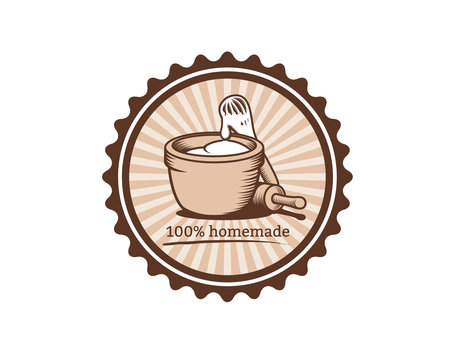 homemade cookies logo emblem vintage 3