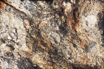 surface of the marble with brown tint