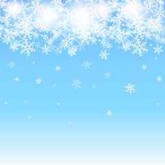 Fototapeta na wymiar Abstract blue Christmas background