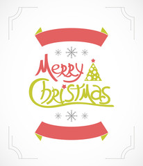 Christmas greeting card. Holiday illustration